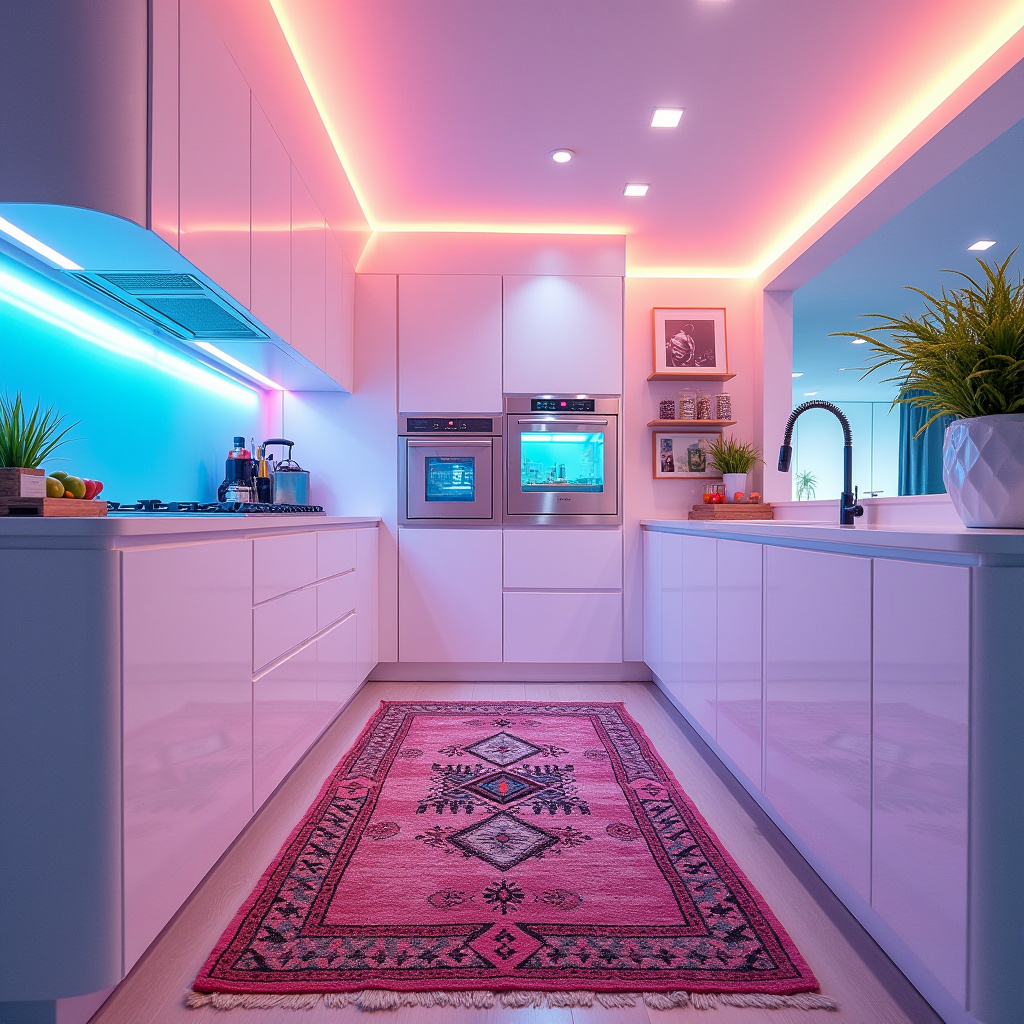 boho kitchen rug ideas 40
