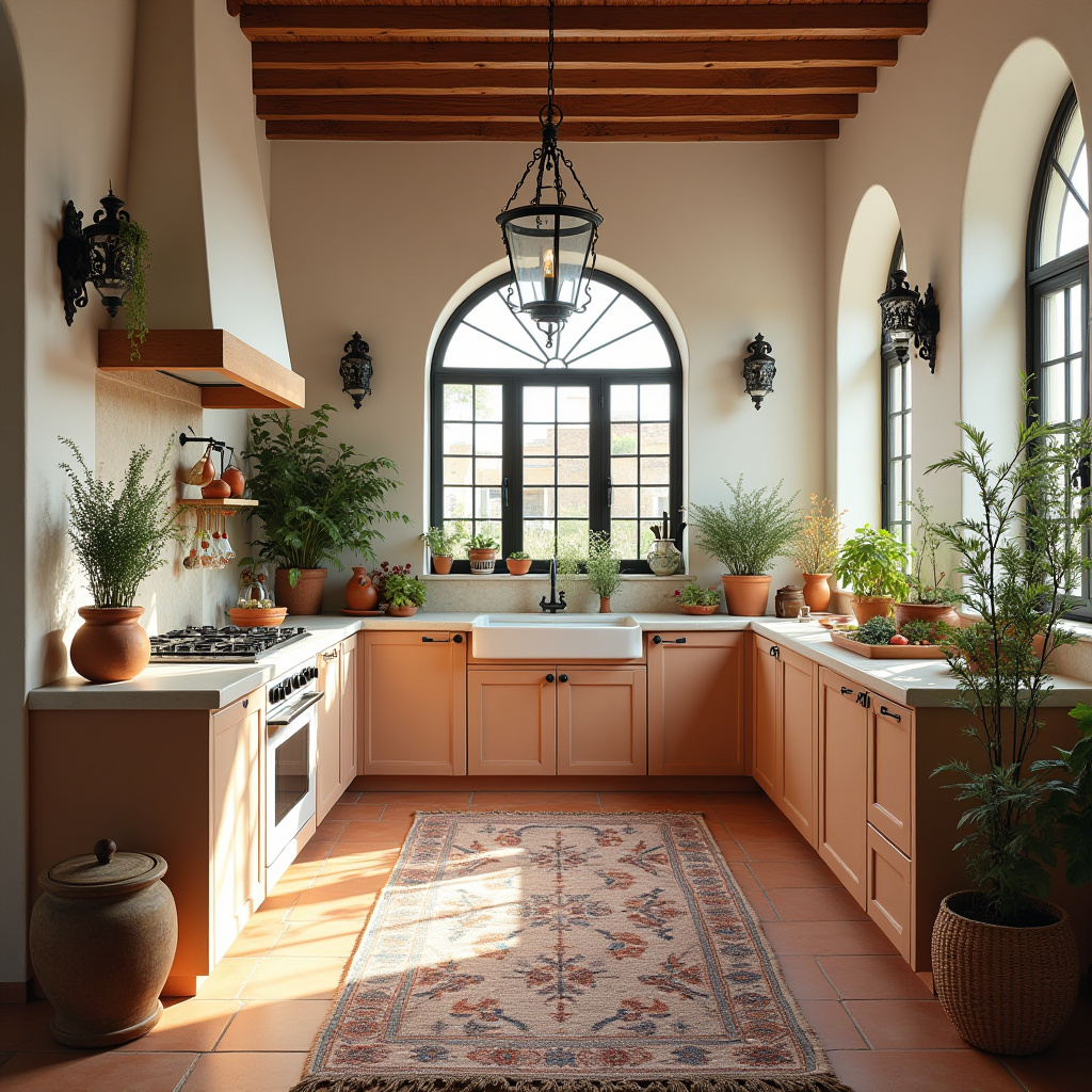 boho kitchen rug ideas 7