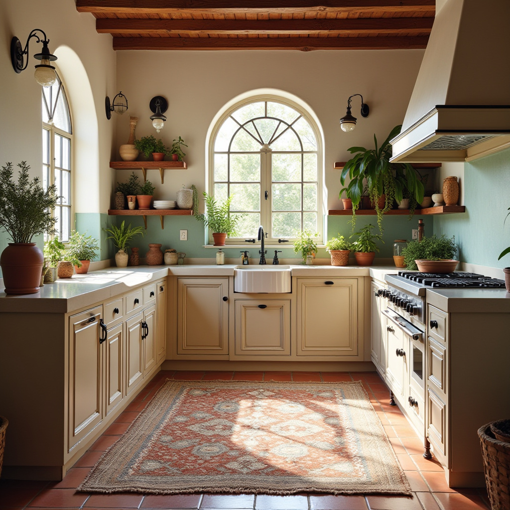 boho kitchen rug ideas 8