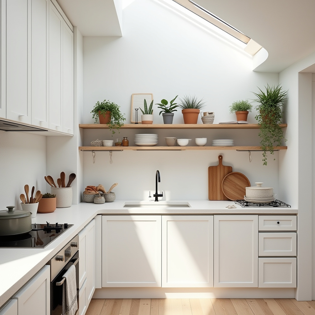 boho kitchen shelves 11