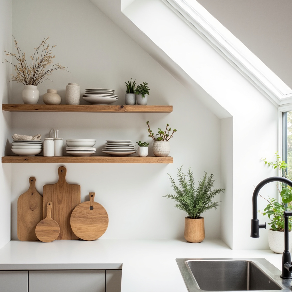 boho kitchen shelves 12