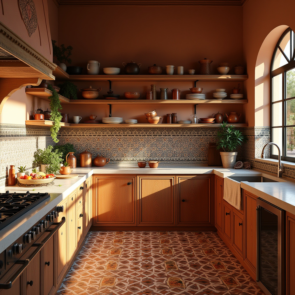 boho kitchen shelves 20