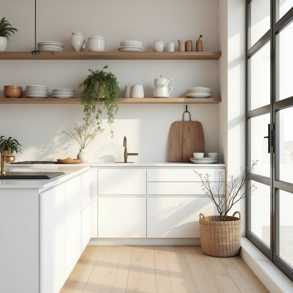 boho kitchen shelves 25