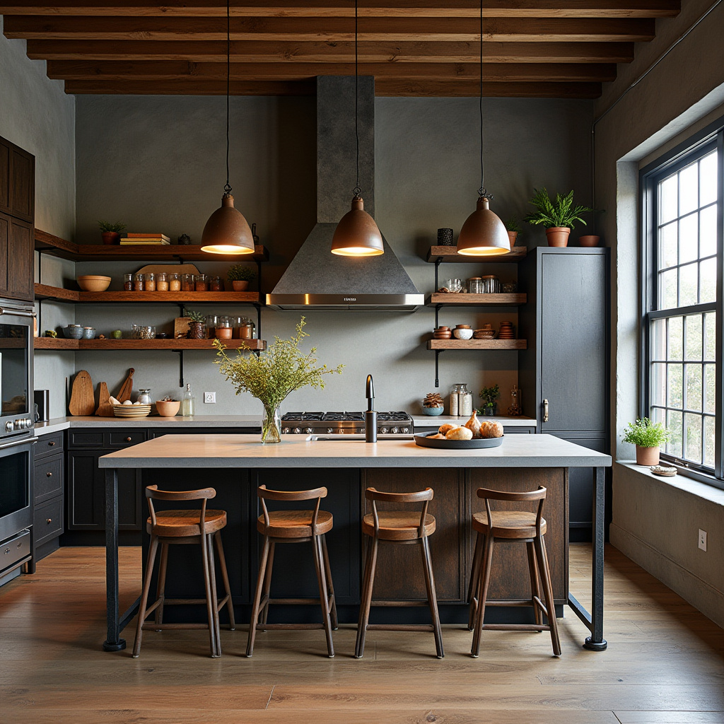 boho kitchen shelves 27