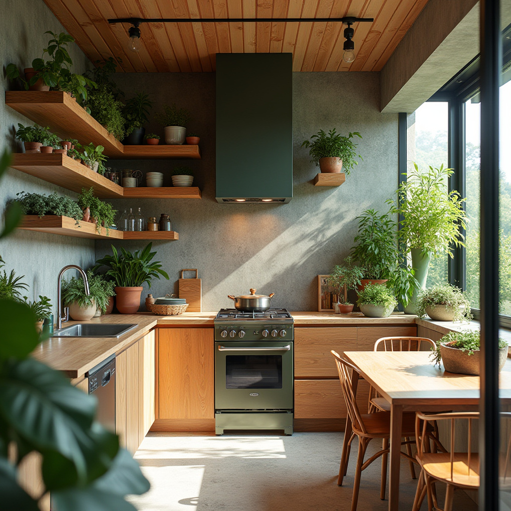 boho kitchen shelves 35