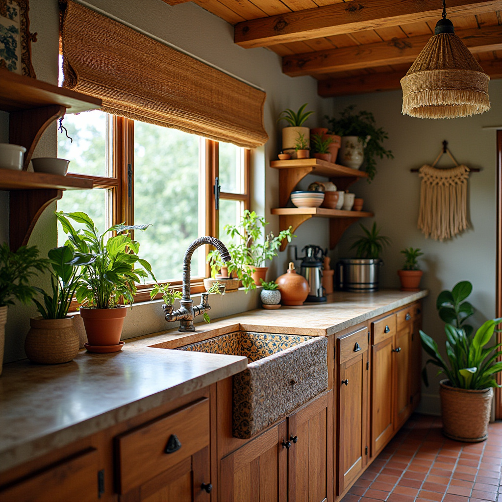 boho kitchen sink 2