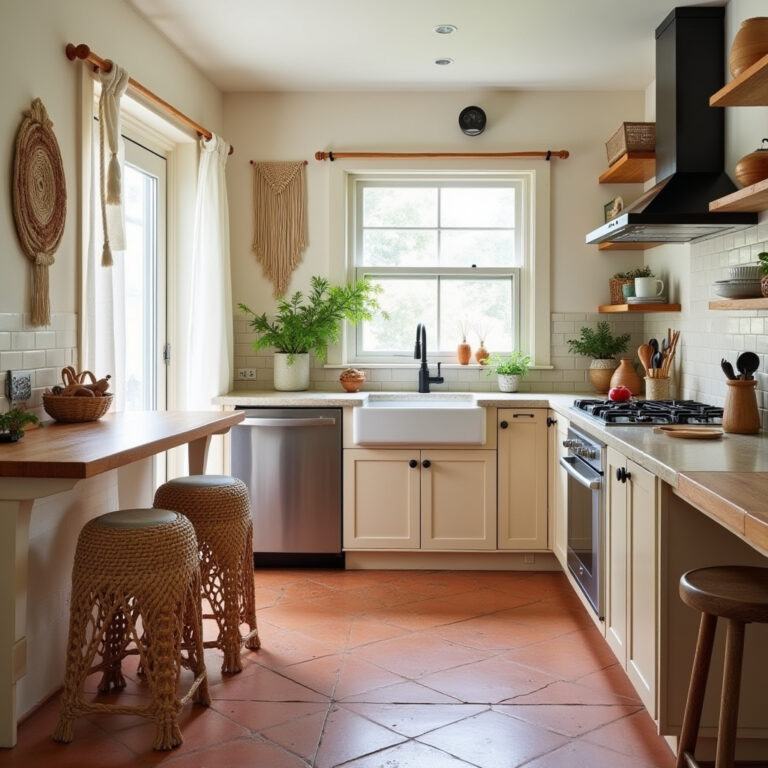 boho kitchen stools 1