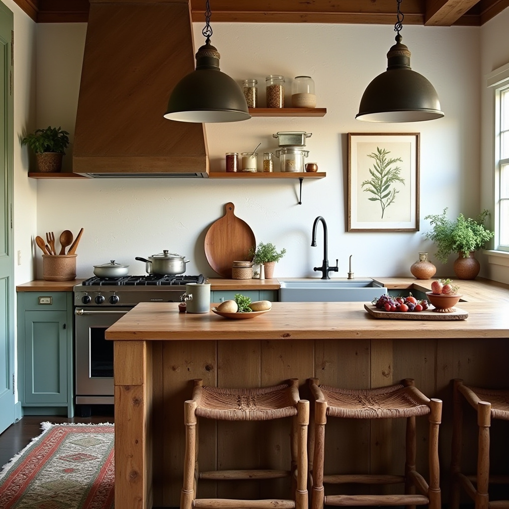 boho kitchen stools 13