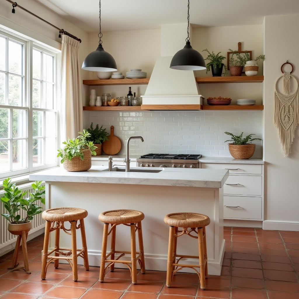 boho kitchen stools 2