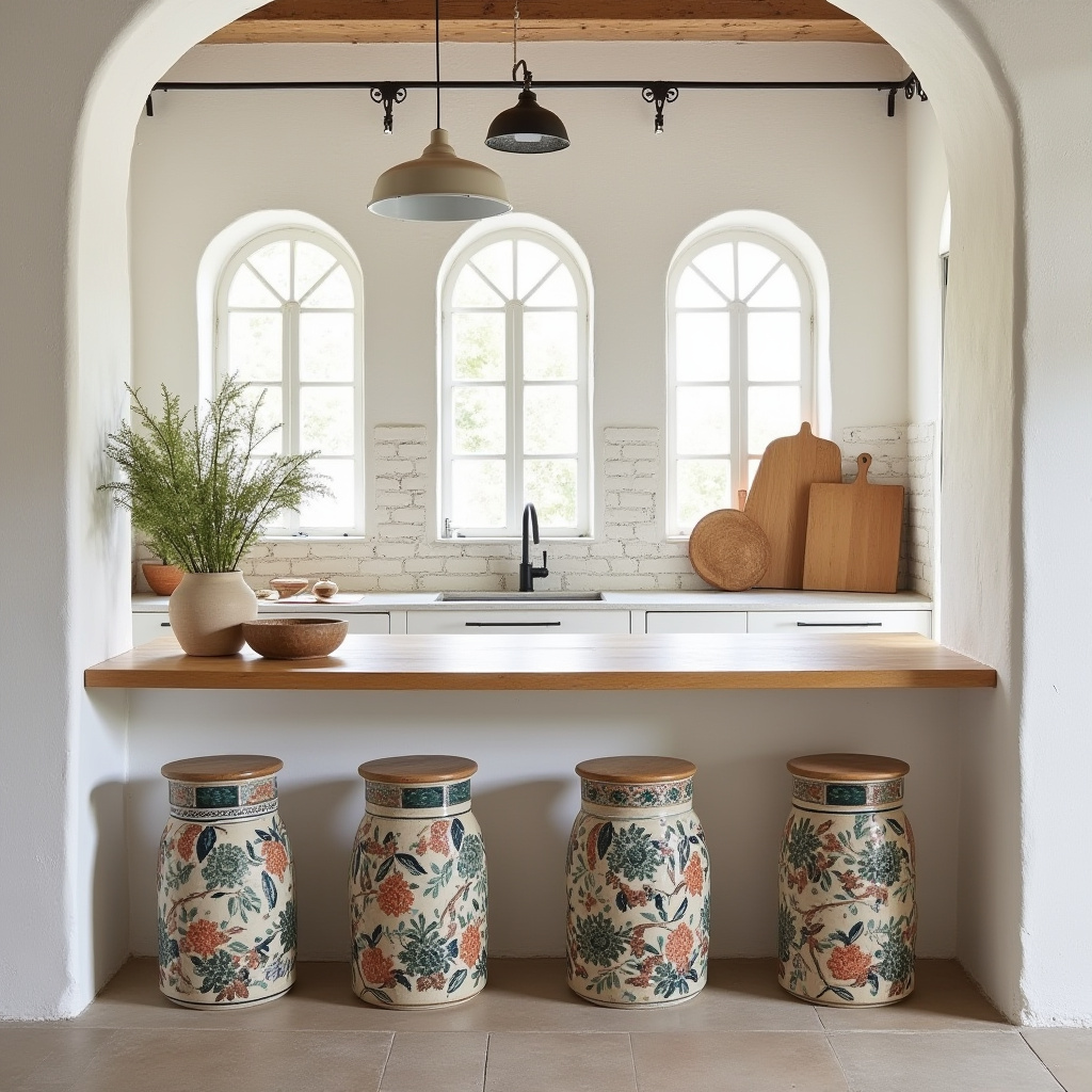 boho kitchen stools 7