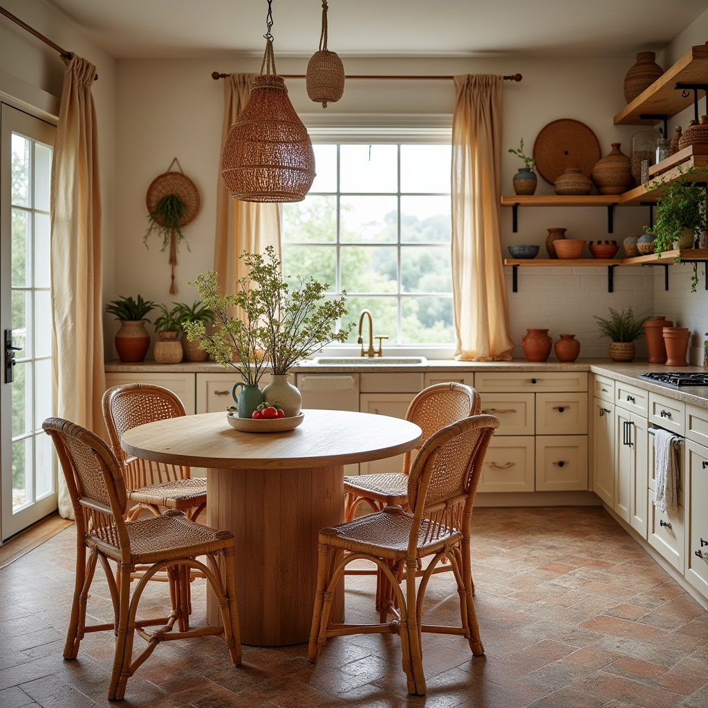 boho kitchen table and chairs 2