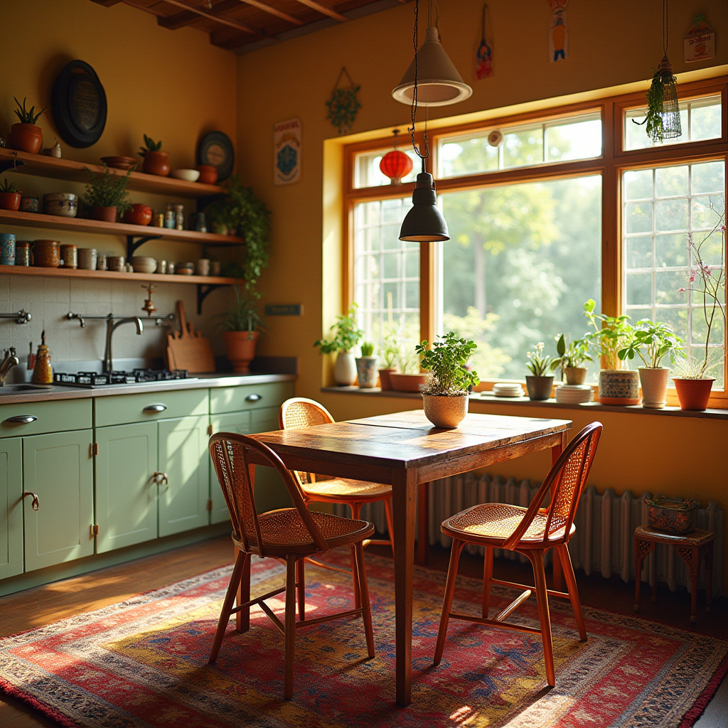 boho kitchen table and chairs 31