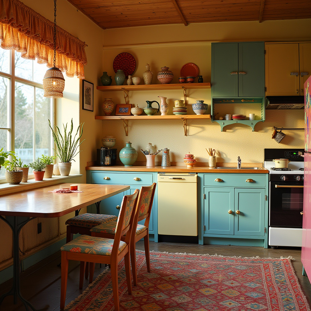boho kitchen table and chairs 32