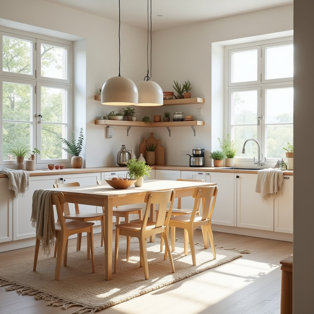 boho kitchen table and chairs 36