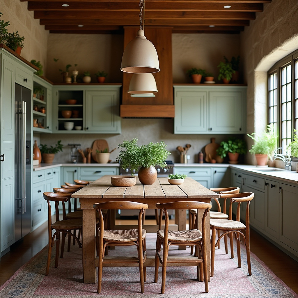 boho kitchen table and chairs 4