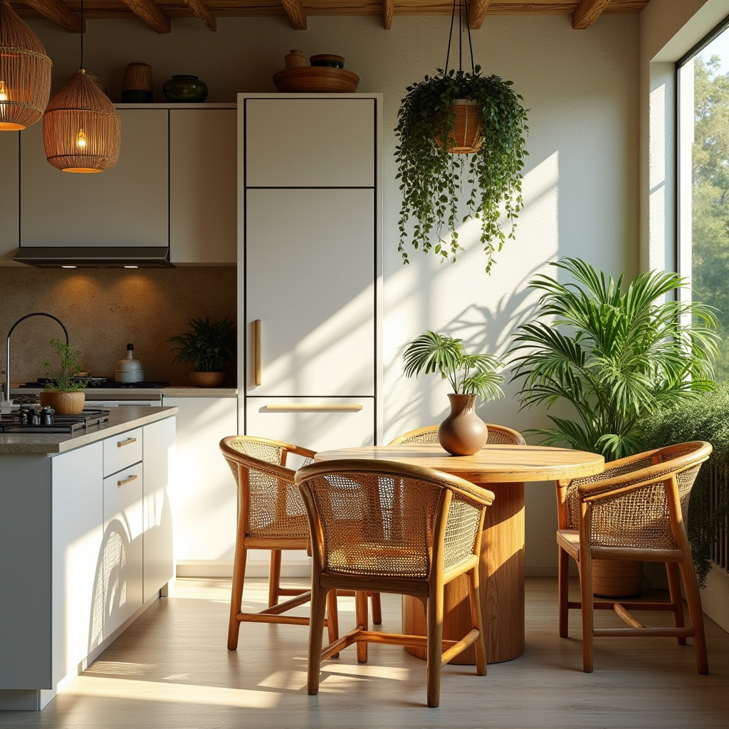 boho kitchen table and chairs 5