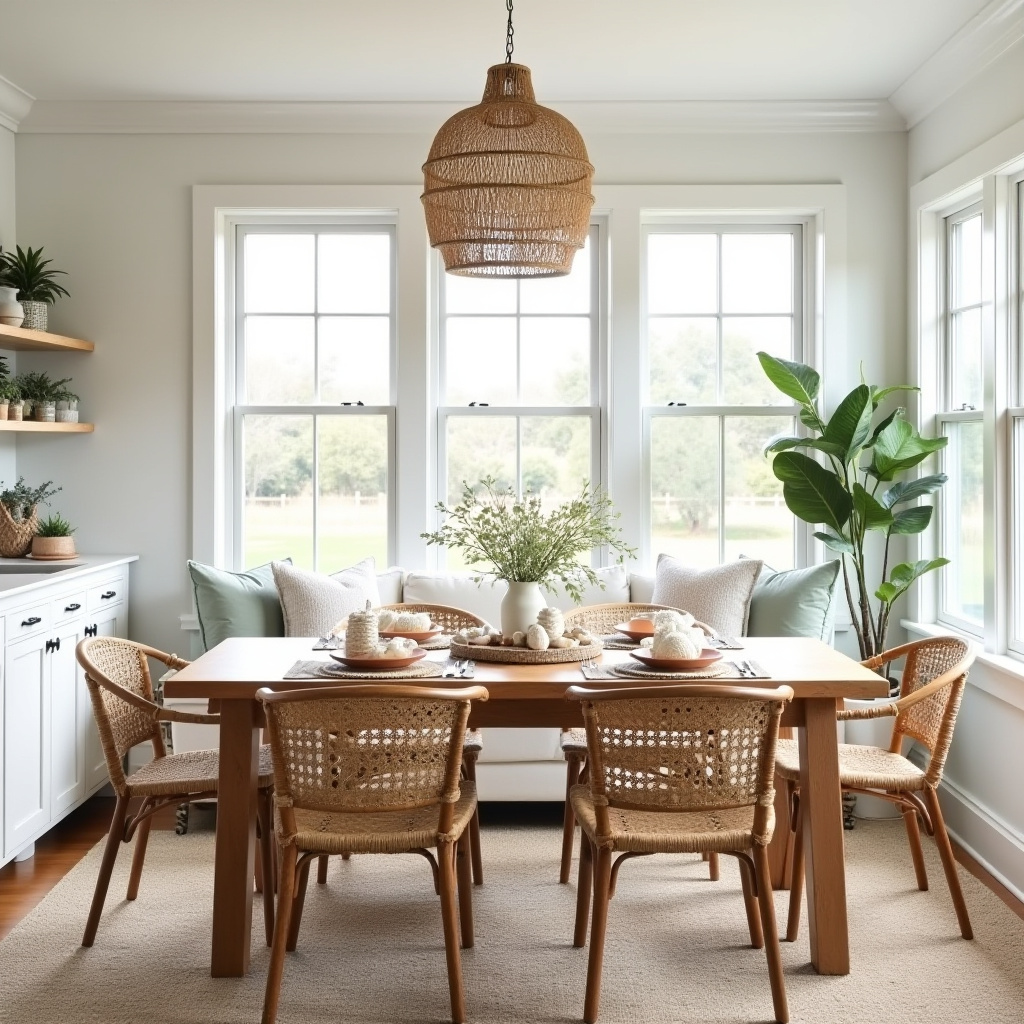 boho kitchen table centerpiece 14