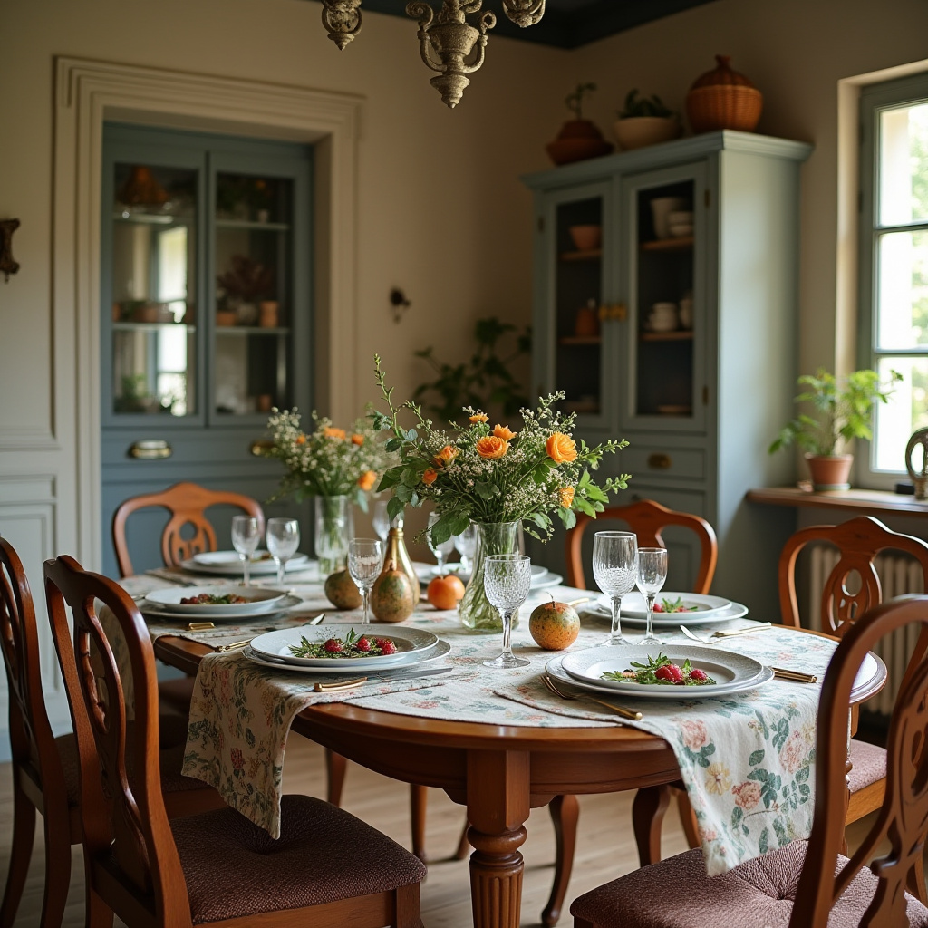 boho kitchen table centerpiece 20
