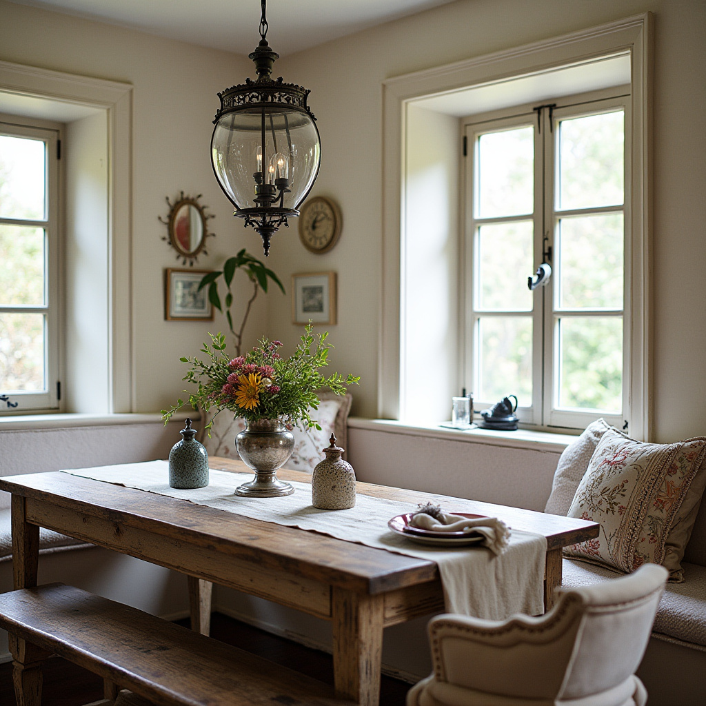 boho kitchen table centerpiece 33