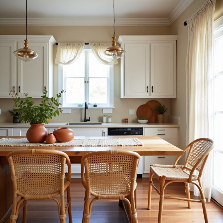 boho kitchen table decor 1