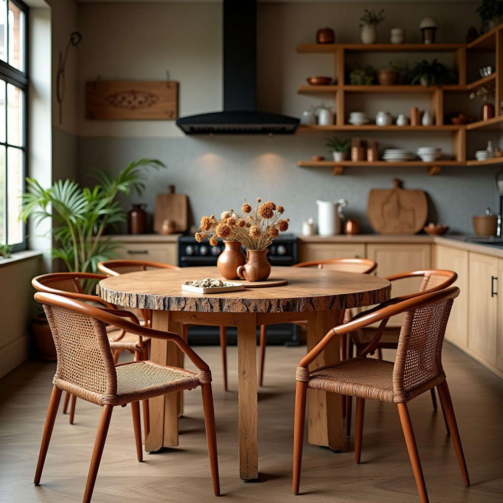 boho kitchen table decor 10