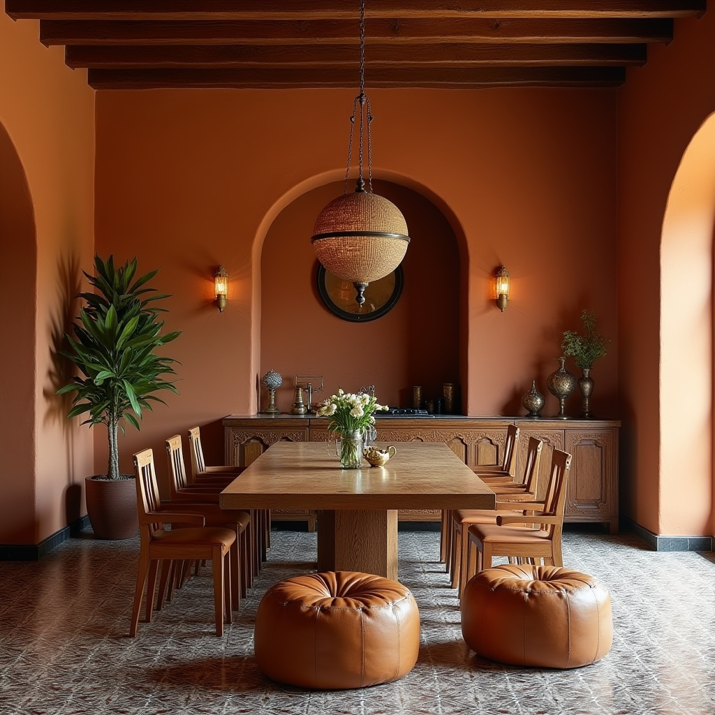 boho kitchen table decor 17