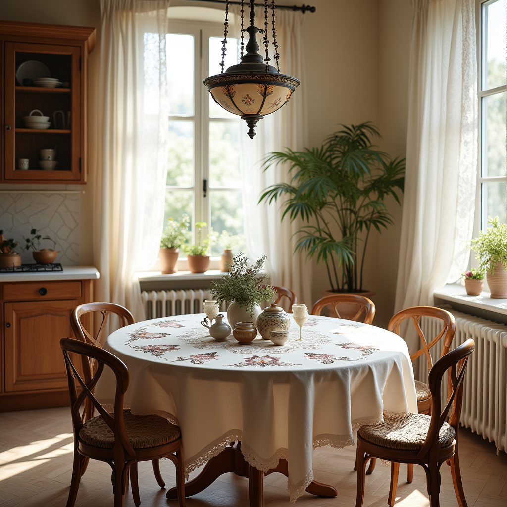 boho kitchen table decor 21