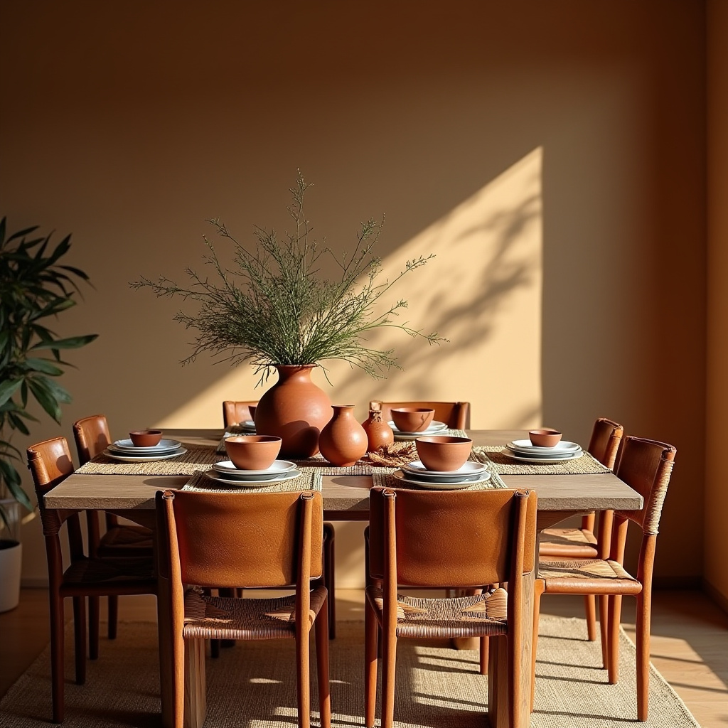 boho kitchen table decor 29