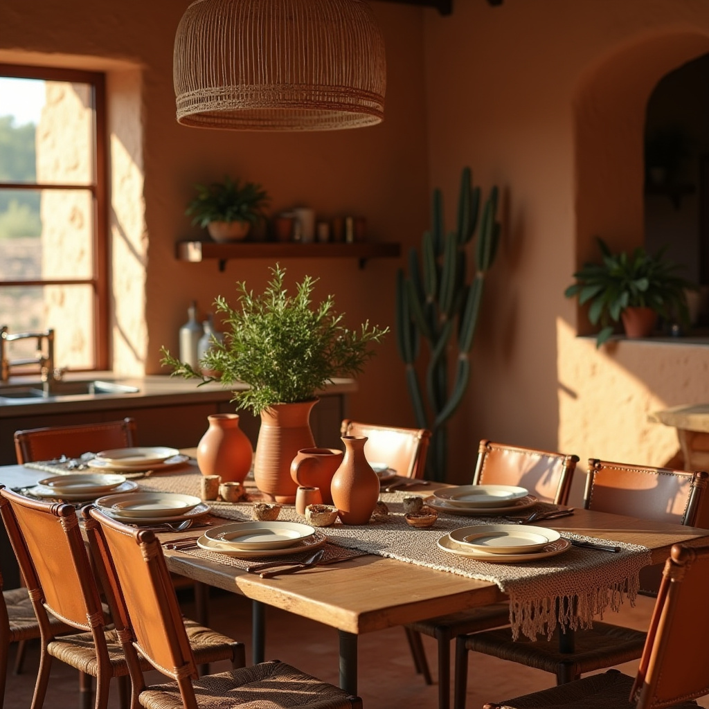 boho kitchen table decor 30