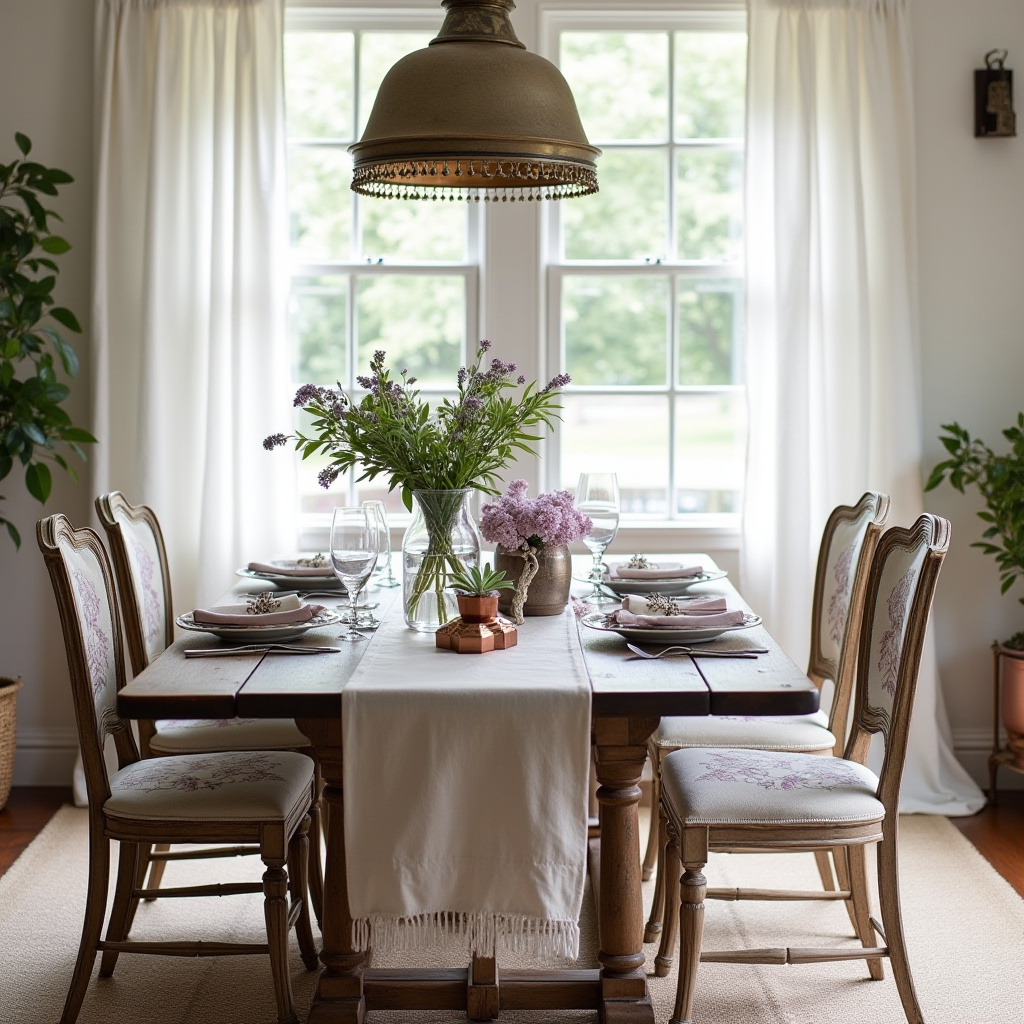 boho kitchen table decor 31