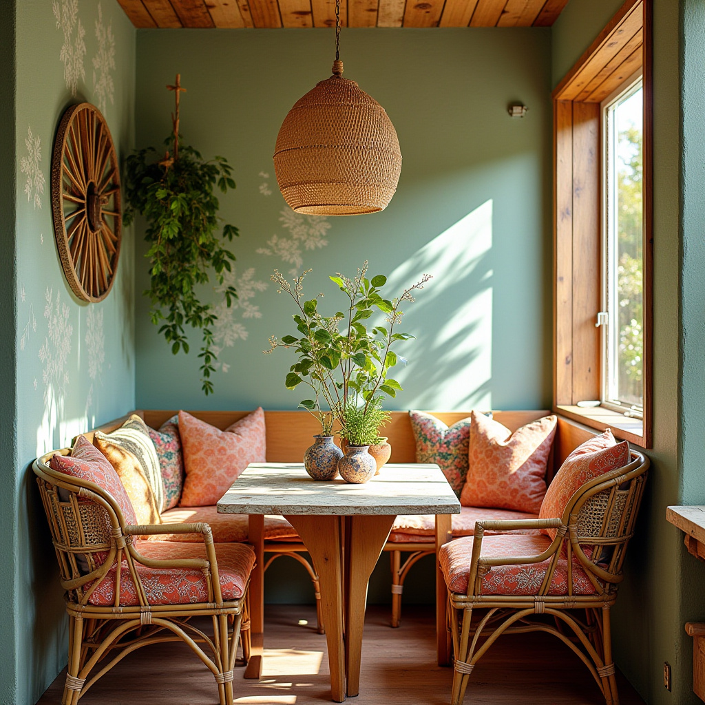 boho kitchen table decor 5