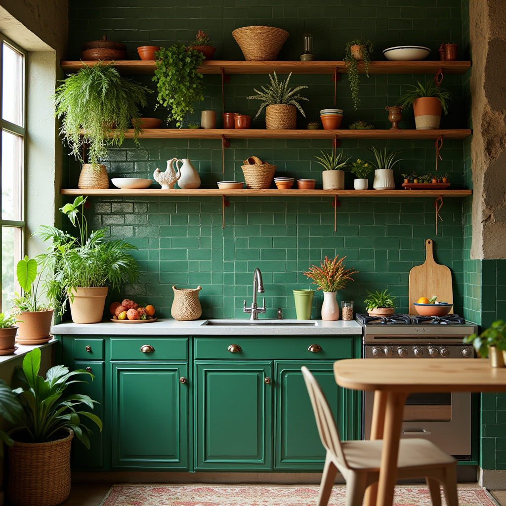 boho kitchen theme ideas 24