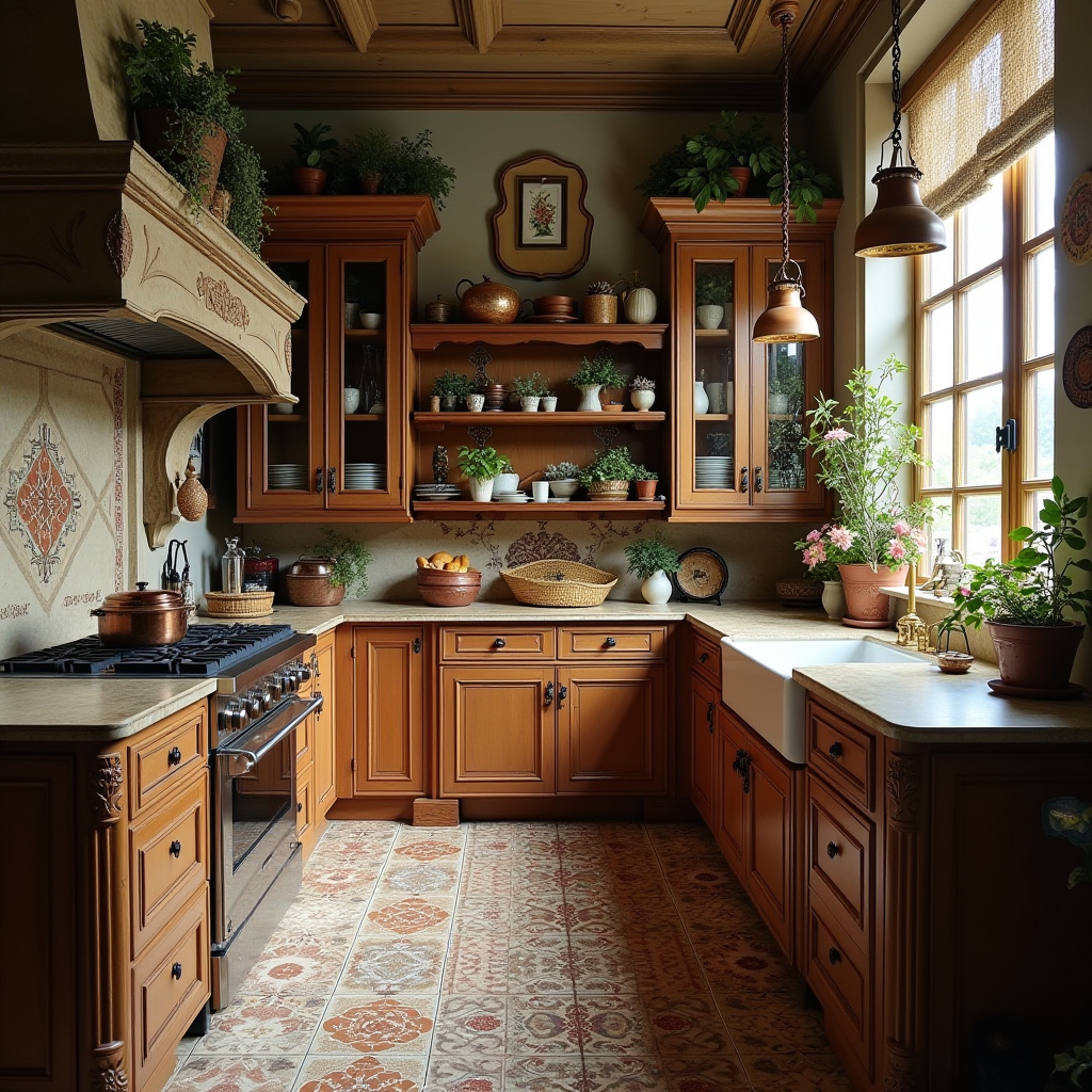 boho kitchen theme ideas 33