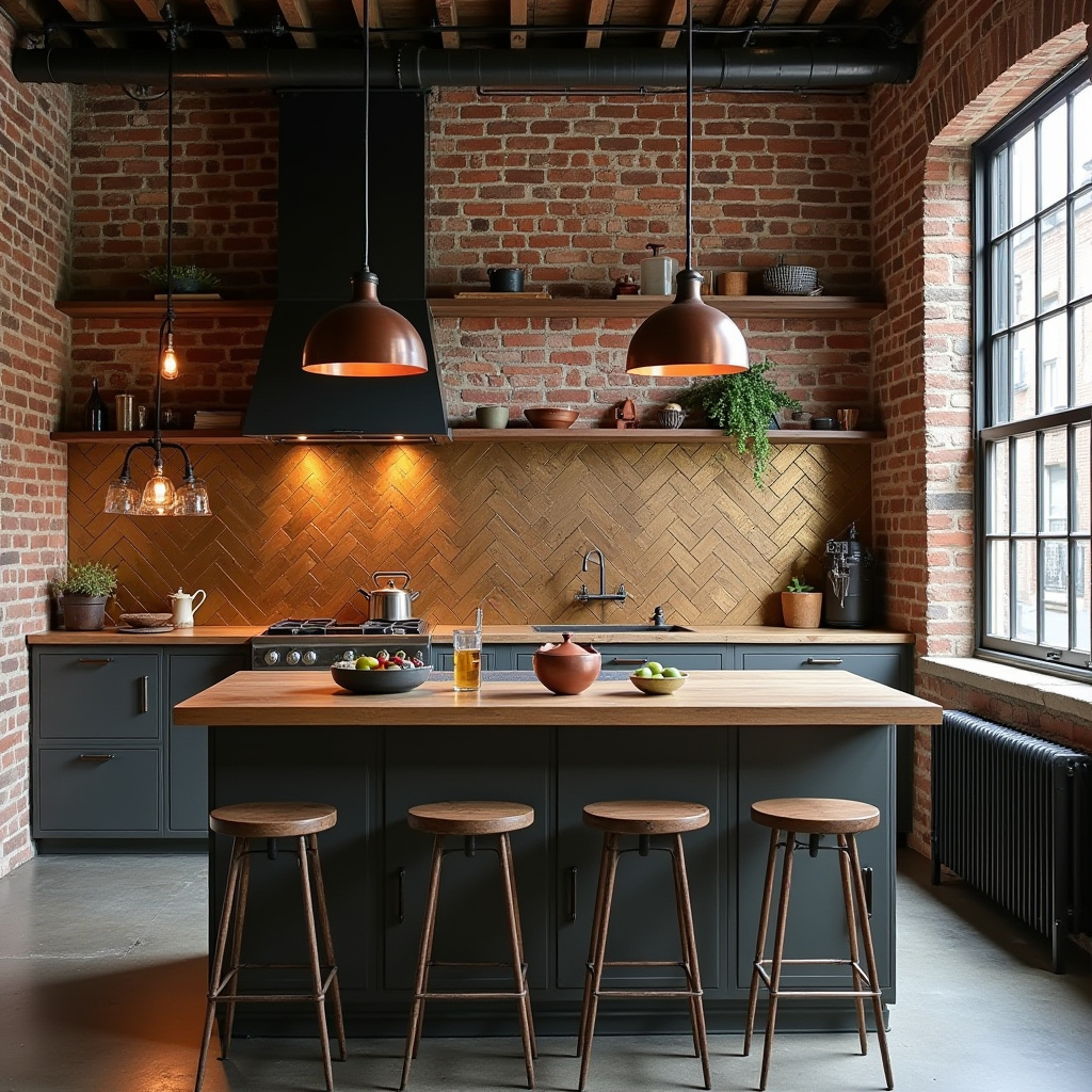 boho kitchen tile backsplash 13