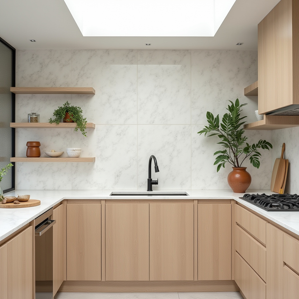 boho kitchen tile backsplash 15