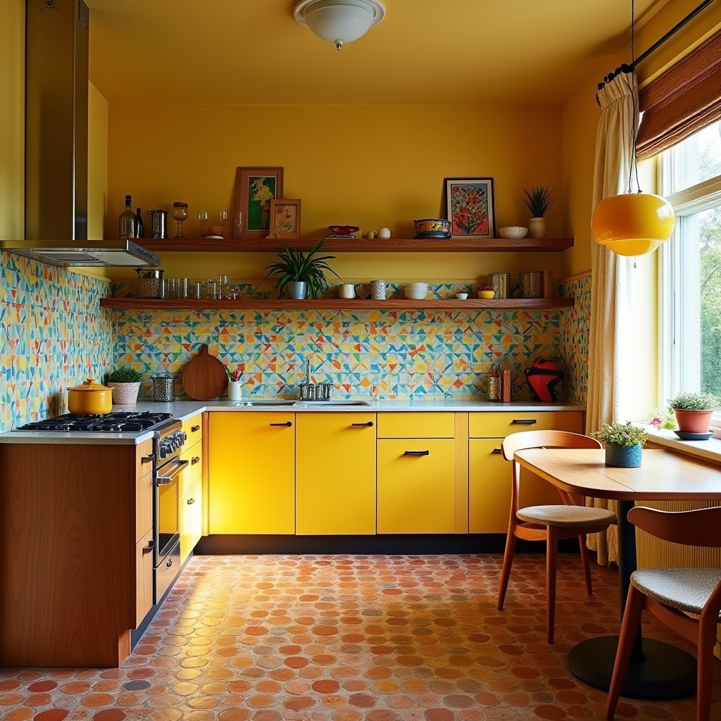 boho kitchen tile backsplash 27