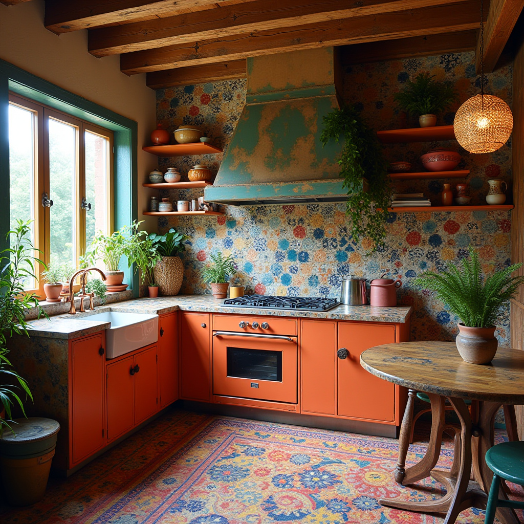 boho kitchen tiles 38