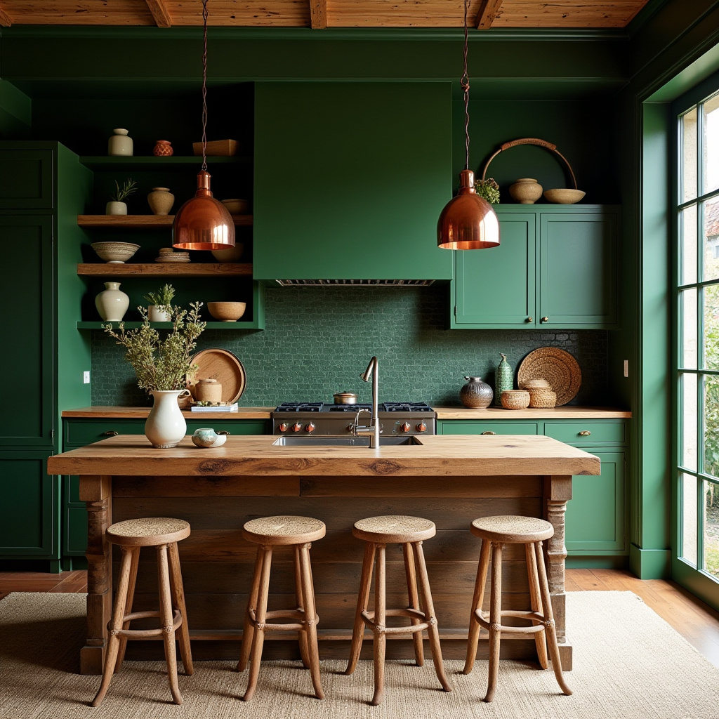 boho kitchen wall colors 4