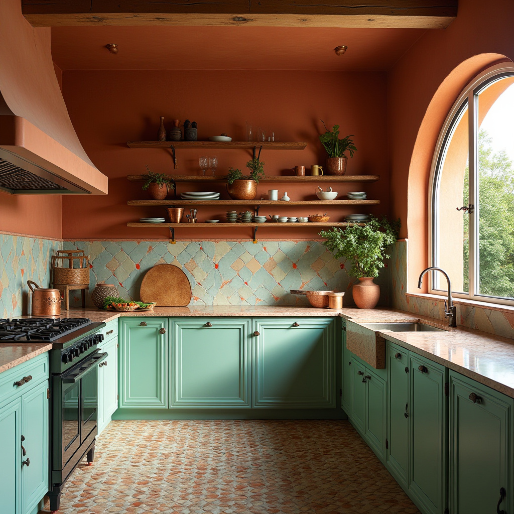 boho kitchen wall colors 40