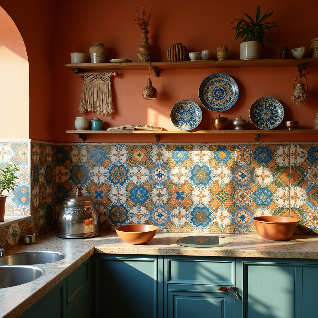 boho kitchen wall decor 14