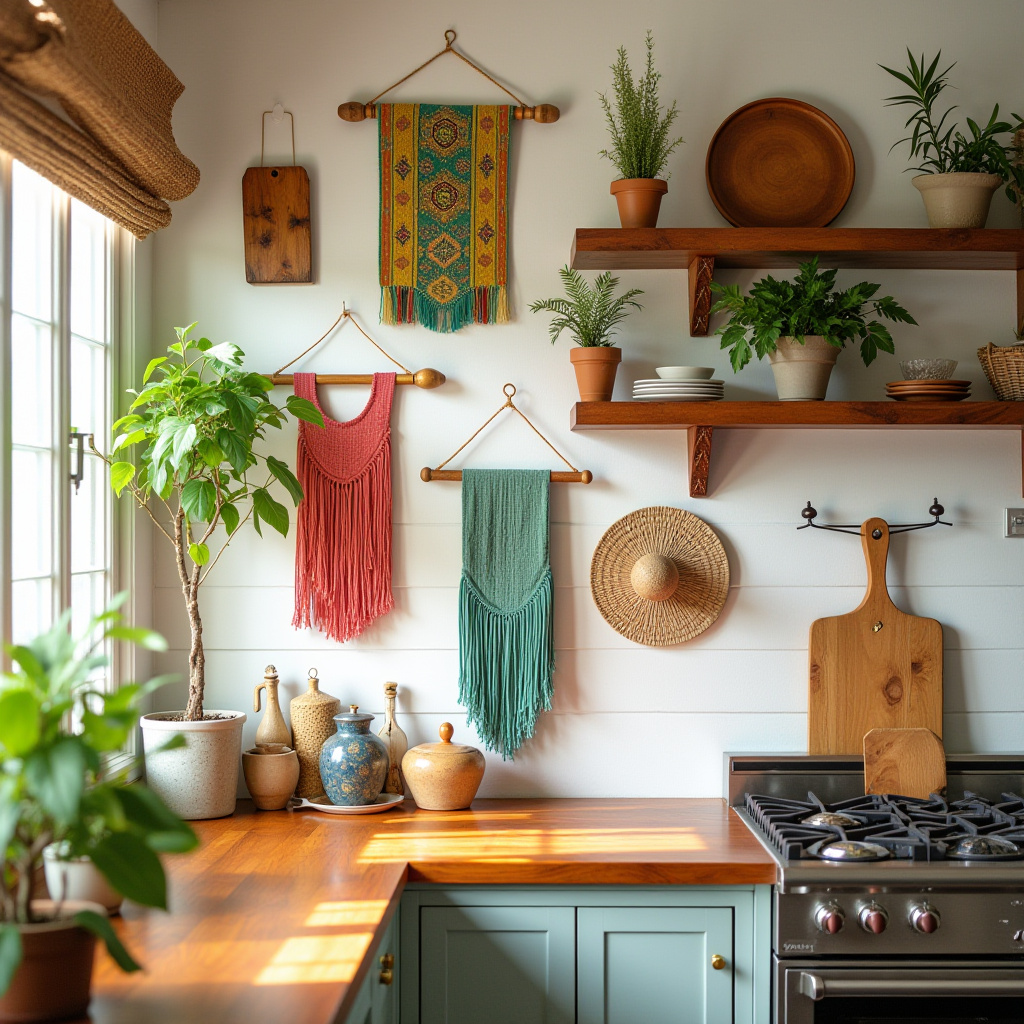 boho kitchen wall decor 33