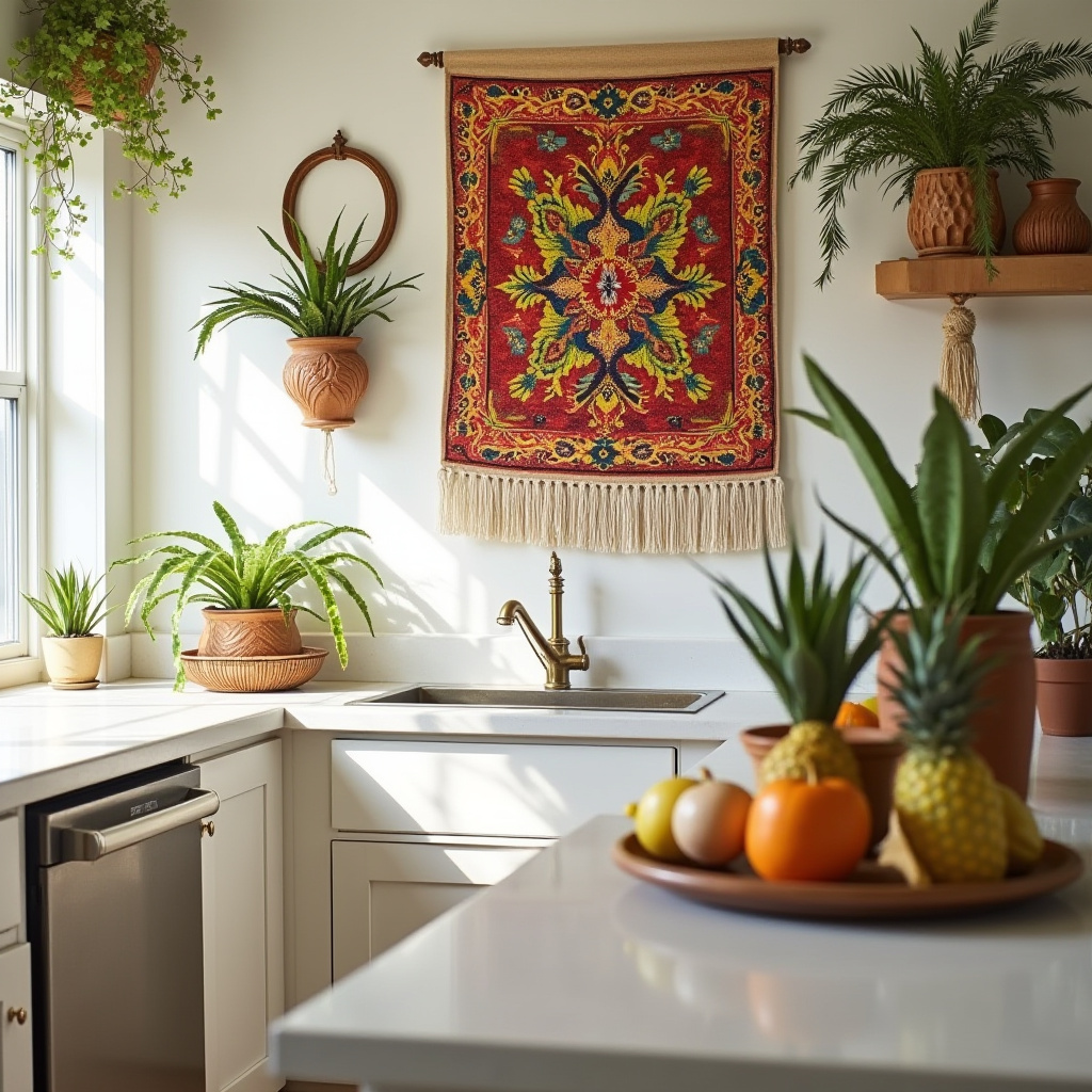 boho kitchen wall decor 34