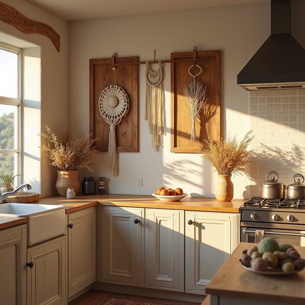 boho kitchen wall decor 9