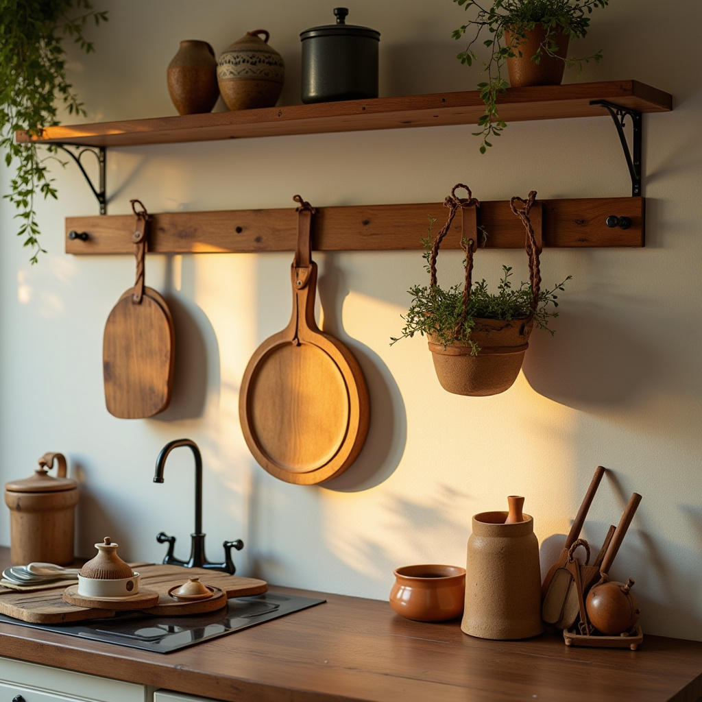 boho kitchen wall decor ideas 10