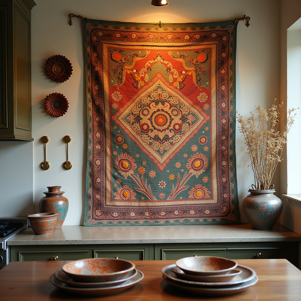 boho kitchen wall decor ideas 11