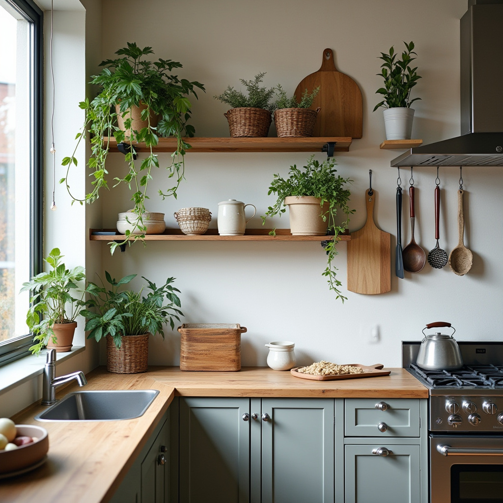 boho kitchen wall decor ideas 14