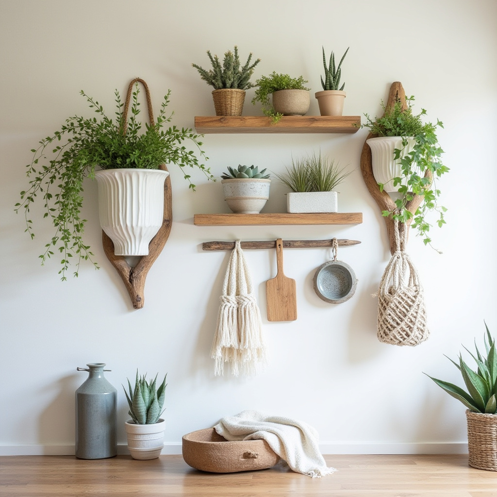 boho kitchen wall decor ideas 25