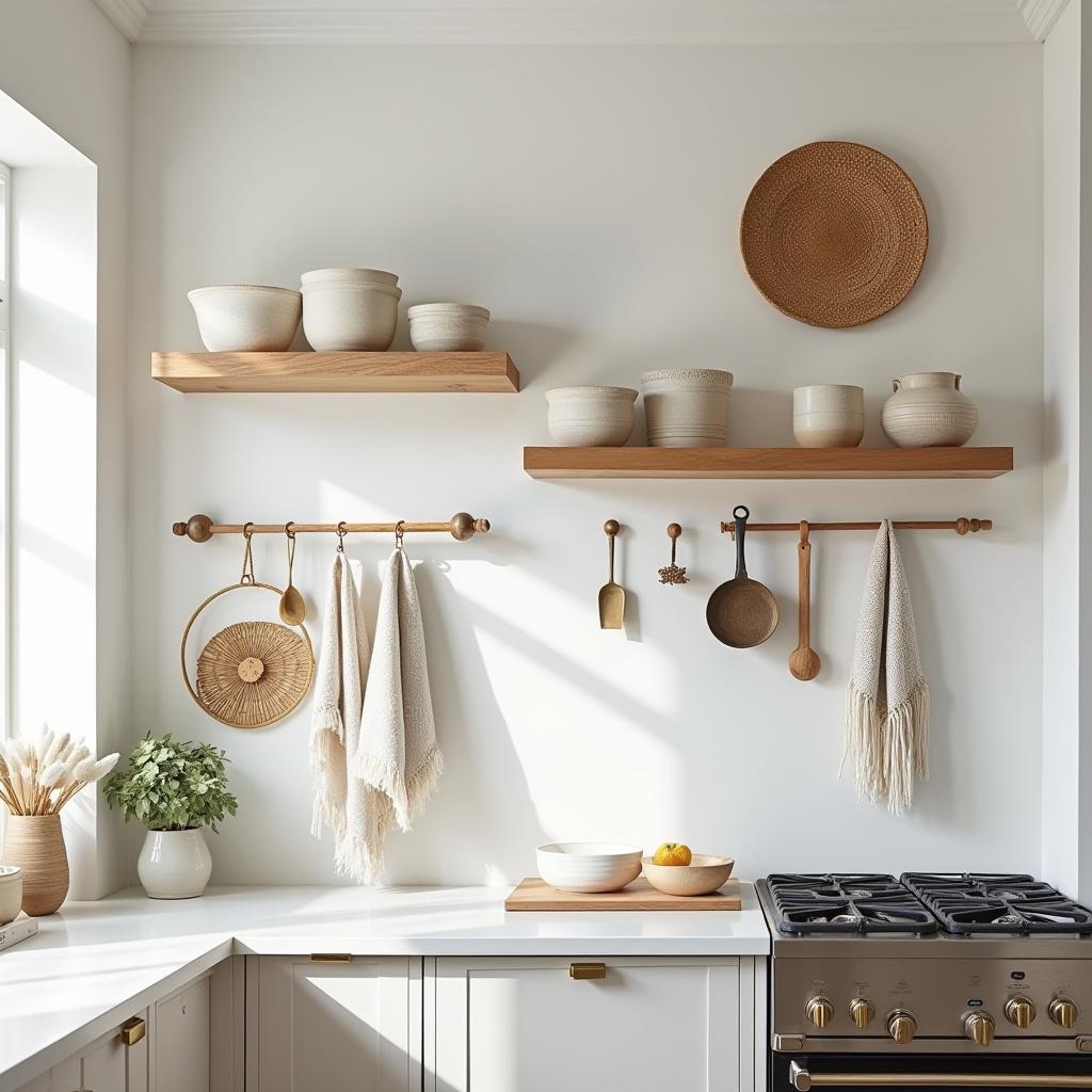 boho kitchen wall decor ideas 27