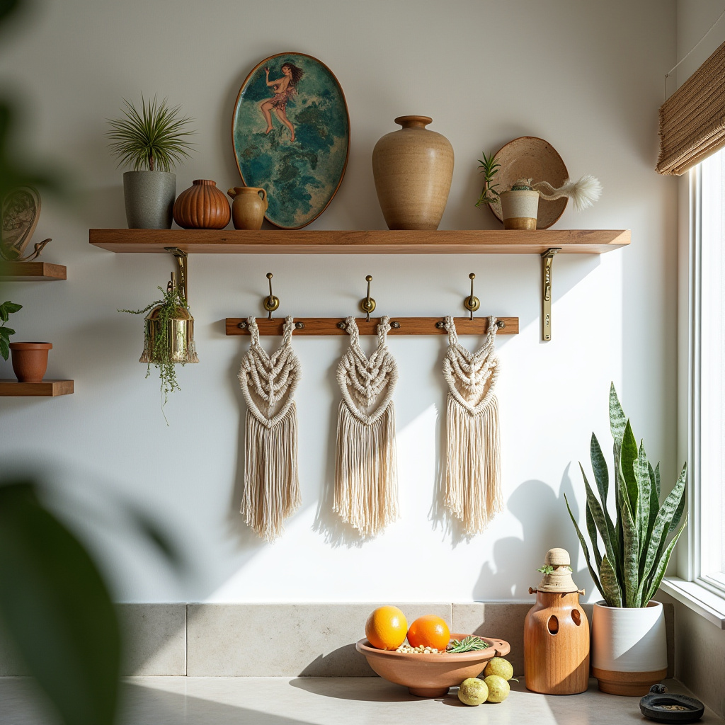 boho kitchen wall decor ideas 33