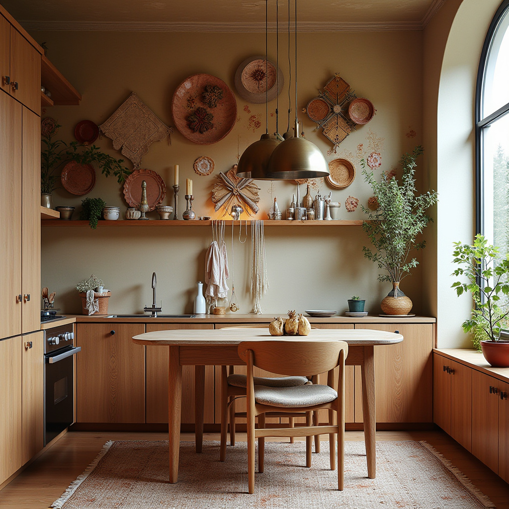 boho kitchen wall decor ideas 39